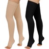 Totexil 2 Pairs Compression Stockings for Women & Men, 20-30mmHg