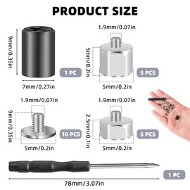 PC Screws High Quality M.2 SSD Mounting Screws for ASUS Motherboards - Complete Set Professional NVMe Installation SSD NVMe Assembly ASUS Motherboard Motherboard Motherboard, 22pcs