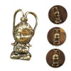ULTECHNOVO Copper Craft Monkey King Pendant Antique Wukong Hanging Decor
