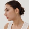 AnlaScheer Gold Hoop Earrings Set for Women, 14K Gold Plated