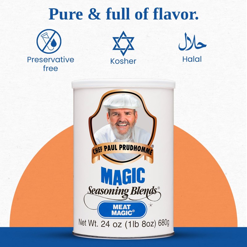Chef Paul Magic Seasoning Blends Meat Magic | Bold &