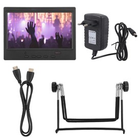 7 Inch Portable Monitor 1024x600 Multifunction Display Support HDMi VGa AV Input