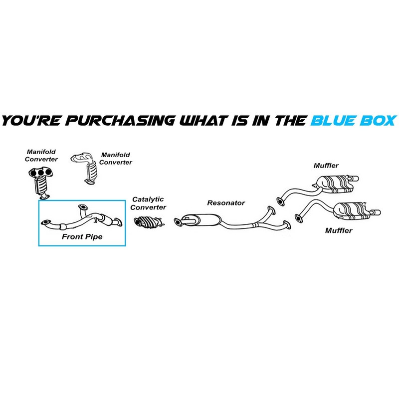 Northeastern Exhaust - Stainless Steel Front Flex Y-Pipe Compatible With