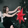 Gadpiparty 3pcs Star Pendant Lampshade Hanging Star Ceiling Shade for