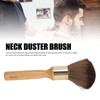 Neck Duster Brush Beech Wood Ergonomic Handle Portable Broken Hair