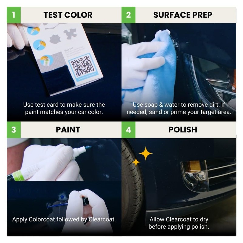 TouchUpDirect D4S Crystal Black Pearl Compatible with Subaru Exact Match