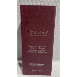 VINE VERA RESVERATROL PINOT NOIR LONGEVITY SERUM 30ml/1fl.oz. BRAND NEW