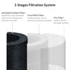 GoKBNY 2-Pack DR-HAP002 Replacement Filter Compatible with Dreo Macro Pro,