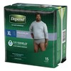 Depend FIT-FLEX Adult Underwear Pull On X-Large Disposable Heavy Absorbency,
