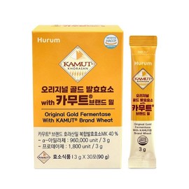 Hyaluroum 오리지널 골드 발효효소 카무트  브랜드밀 30포 1박스 (1개월분) Original Gold Fermented Enzyme Kamut Brand Meal 30 Sachets 1 Box (1 Month Supply)