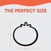 Tomato Cookie Cutter with Easy to Push Design (4 inches)