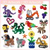 2.6mm Fuse Beads Craft Kit, 26000PCS 48 Colors with Accessories