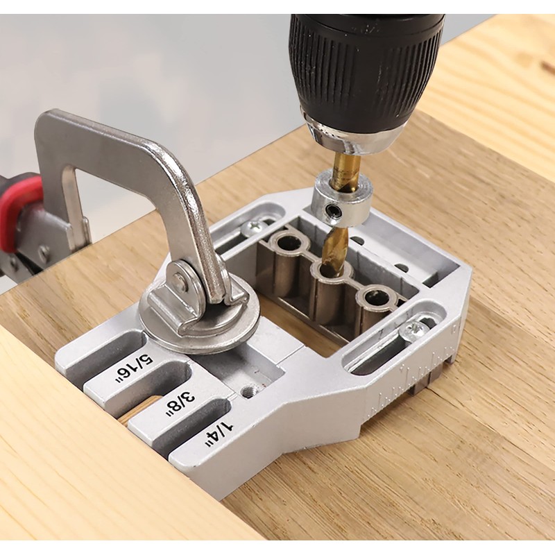 Milescraft 1334 Joint Master – Self-Clamping Aluminum Doweling Jig. Creates
