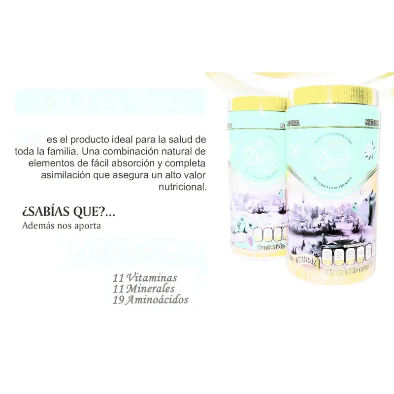 Dulet - Lactosuero Suizo Sabor Natural 500g - 500g -
