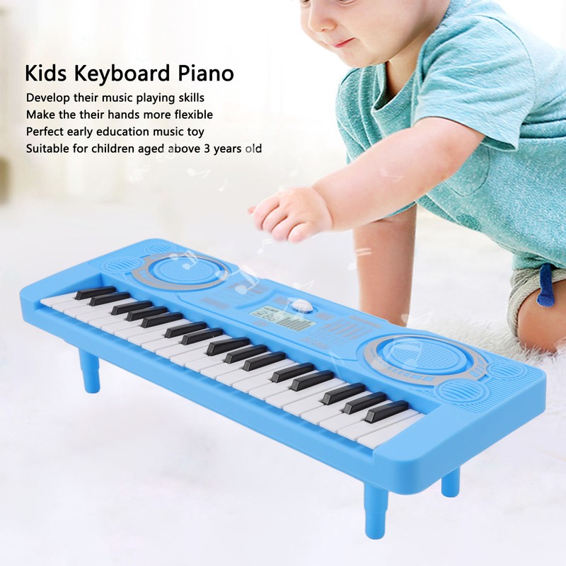 Kid Keyboard Piano Toy 37 Keys Improve Hand Eye Coordination