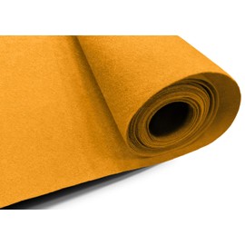 EOVEA | Acrylic Felt Fabric by The Yard | 72" Inch Wide -1.6mm Thick Felt Fabric | Non-Stiff Soft Felt Sheets | Felt Material for DIY,Craft, Sewing,Patchwork, Cushion, Padding(Orange, Half Yard)
