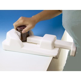 BOTTLE AND JAR HOLDER - One-handed Bottle and Jar Gripper - Belly Clamp Opener