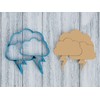 Storm Cloud with Lightning Cookie Cutter - Thunder Lightning Bolt