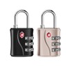 ZHEGE TSA Padlock, 3 Digit Suitcase Lock, PIN Code, Overseas