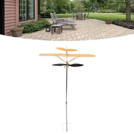 Piper J 3 Cub Airplane Wind Gauge, Sturdy Metal Construction, Use for Your Garden, Garden Decor, Anemometer, Flower Garden, House, Barn or Patio (8" x 12" Length)