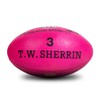 Sherrin Kangaroo Brand Synthetic AFL Football, Pink, Size 3