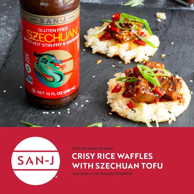 San-J Gluten Free Szechuan Cooking Sauce - Szechuan Sauce, Szechuan