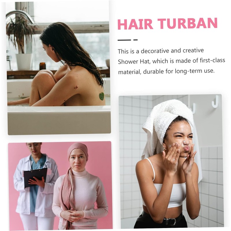 2 Piezas Toalla de Microfibra para Cabello de Diseño de