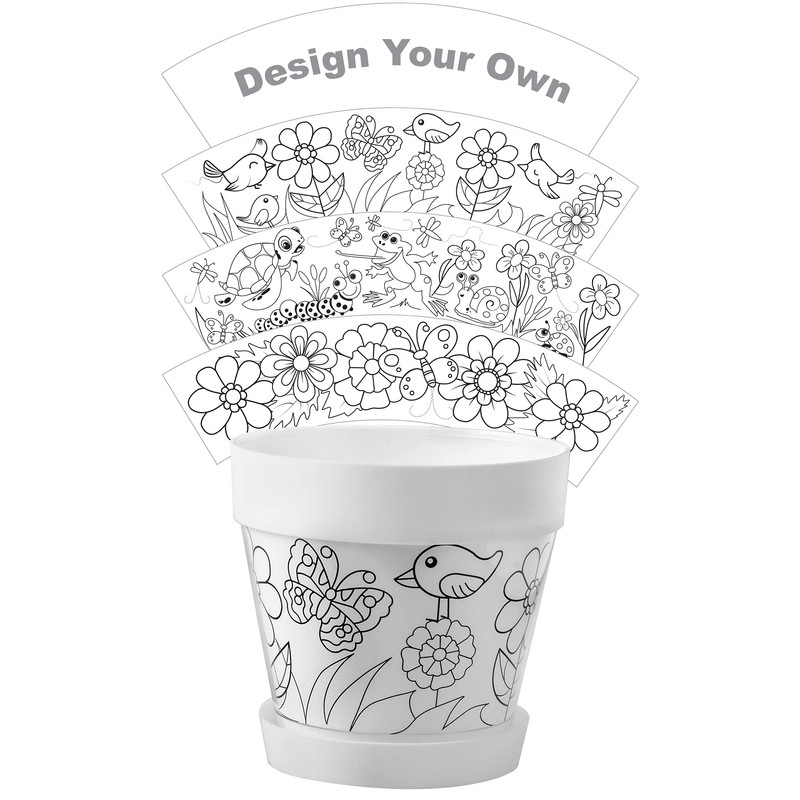 Snapins DIY Kids Craft Flower Pot
