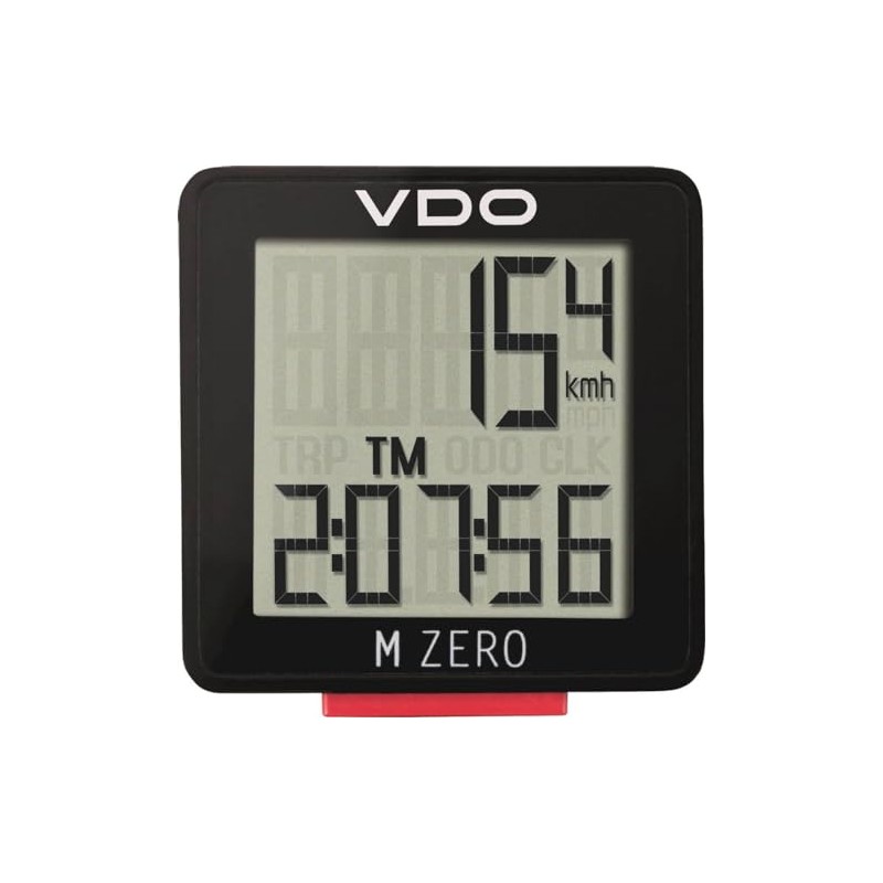 VDO 3000 Universal Fit M-Zero Cycle Computer, Schwarz, Wired