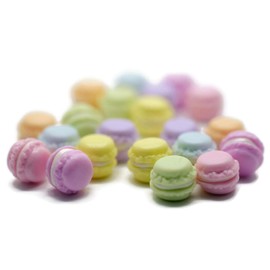 21 Psc French Macaroon Recipe Dollhouse Miniatures Food Kitchen