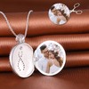 MicLee Locket Photo Necklace for Women and Girl 925 Silver