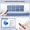 Norwii N76 Rechargeable Presentation clicker with Pointer, Long Range Presentation