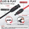IFYKIM Solar Parallel Connectors for 2-3-4 Solar Panels, Tool-Free MC4
