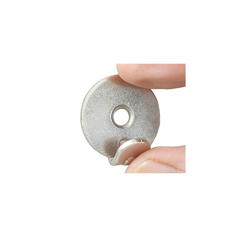 Taskar Heavy Duty Round Picture Hook & Fixings - Silver