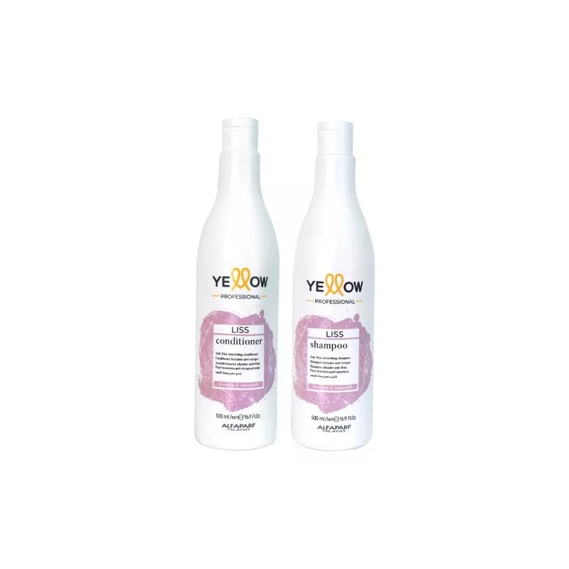 Alfaparf Kit Shampoo + Acondicionador 500ml Alfaparf Yellow Liss