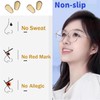 TORWOL Glasses Nose Pad, Non-Slip Soft Nose Replacement Pads, Nose