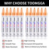 Orange Permanent Paint Pens - 12 Pack Oil Based Paint