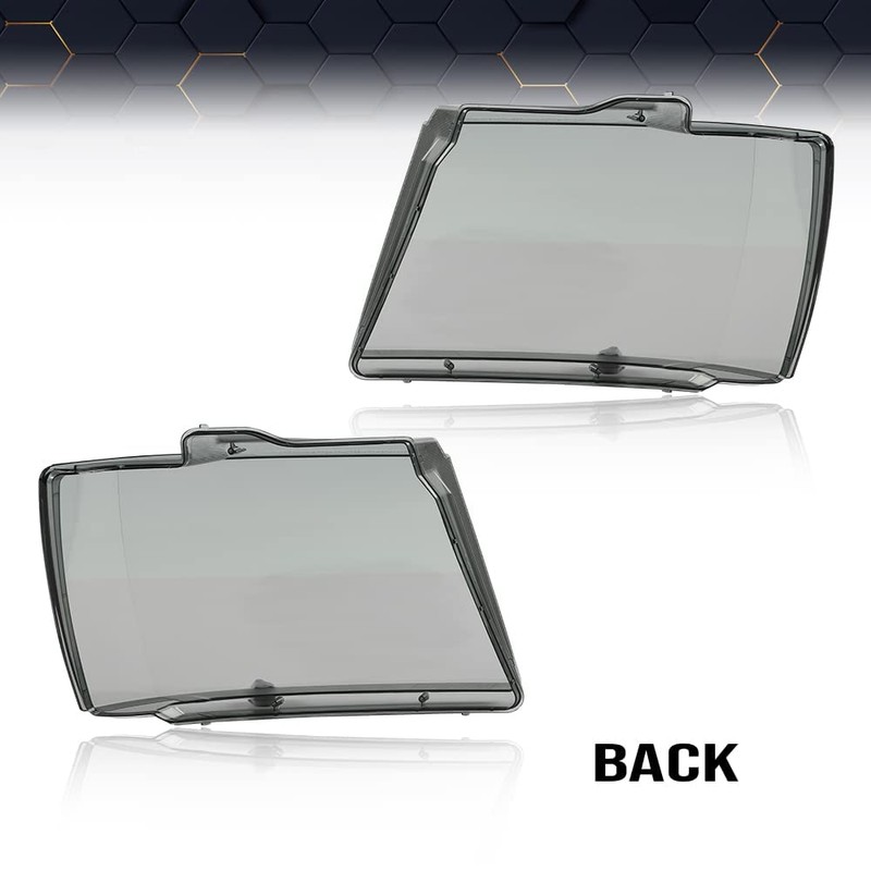 PIT66 Headlight Cover Compatible with Chevy Tahoe Suburban 1500 2007-2014/Fit