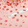 SANNIX 110Pcs 55 Pairs Valentine's Day Charms Gold Enamel Jewelry