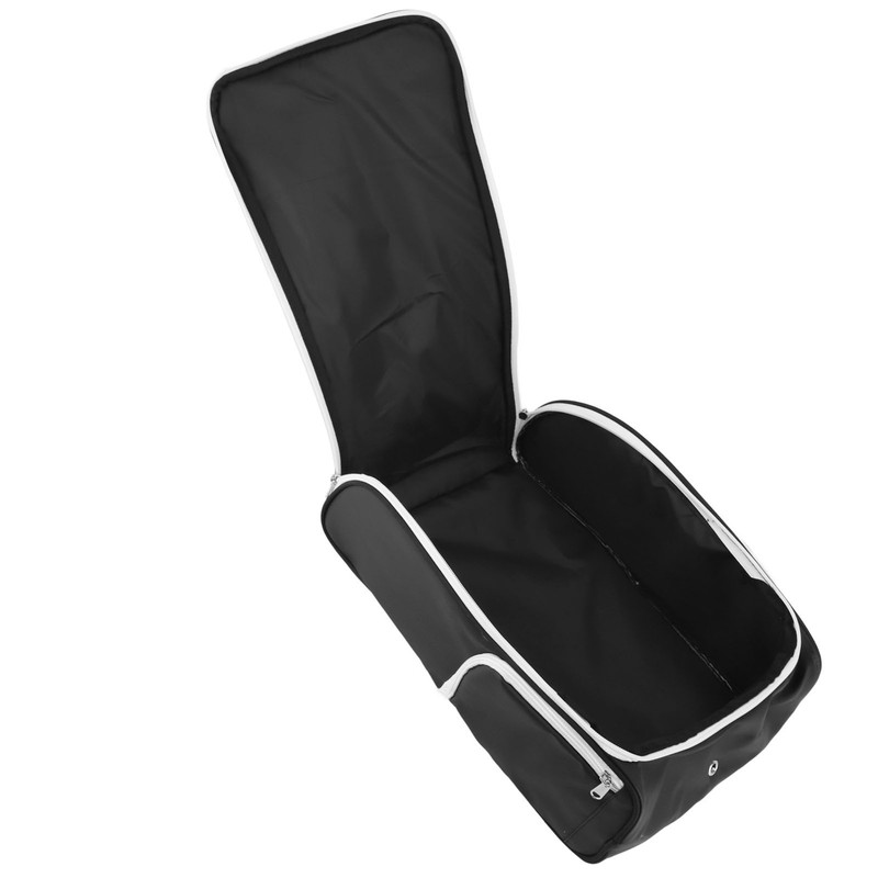 Golf Shoe Bag Convenient PU Leather Black Waterproof Dustproof Sport