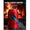 Bright Fire Torch Lighter Butane Refillable, Long Jet Flame Butane
