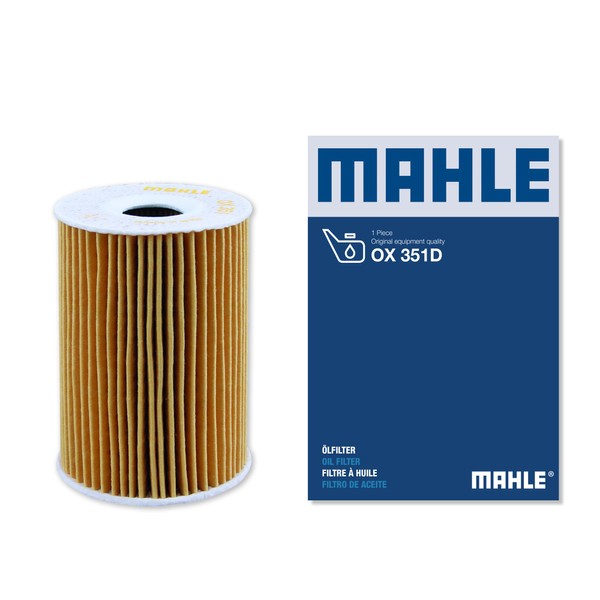 MAHLE OX 351D Oil Filter - Oil Filter with Gasket