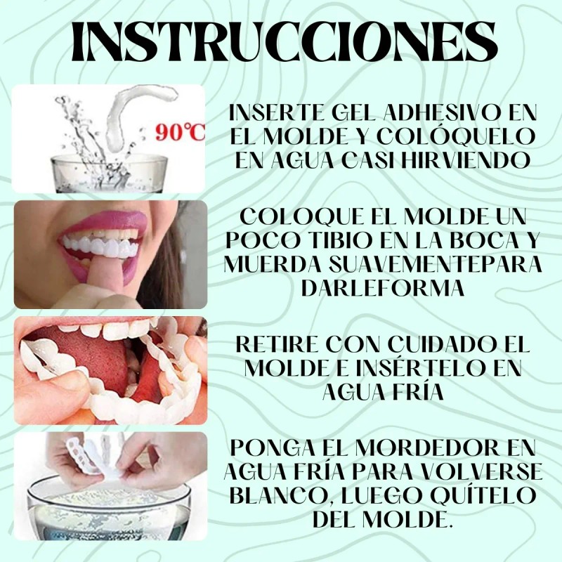 Dientes Postizos Temporal Sonrisa Dental Carilla