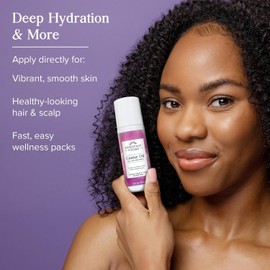 HERITAGE STORE Castor Oil Roll On Hair Treatment - Targeted Hydration for Skin Care, Hair Care, Quick and Easy Castor Oil Pack Wrap - Vegan, Hexane Free,