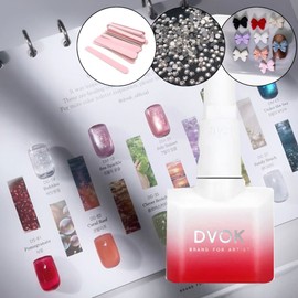 Divock Divok That Summer 3 Syrup Reflective Glitter Magnetic Gel DS81 Pomegranate + 30 parts / 디보크 그해여름3 시럽 반사 글리터 자석젤 DS81 석류+파츠 30개