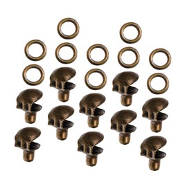 PACKOVE 10pcs Boot Lace Buckles Rivets Shoe Eyelet Repair Kit Lightweight Metal Shoelace Hooks for Climbing Boots Hiking Shoe Accessories