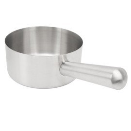 Water Ladle Stainless Steel Water Scoop Long Handle Spoon for Vegetable Washing Kitchen Medium Size Diameter 7.3in