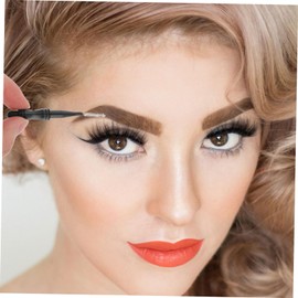 Gatuida 50pcs Eyebrow Brushes with Cap Small Brow Brush Applicator for Eye Lamination Skin Friendly and Durable for Professional and Home Use for Travel and Makeup Routines