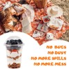 Aatriet 12 oz Clear Plastic Parfait Cups with Insert 3.25oz