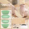 Sourdough Bread Baking Supplies, Silicone Banneton Bread Proofing Basket Set